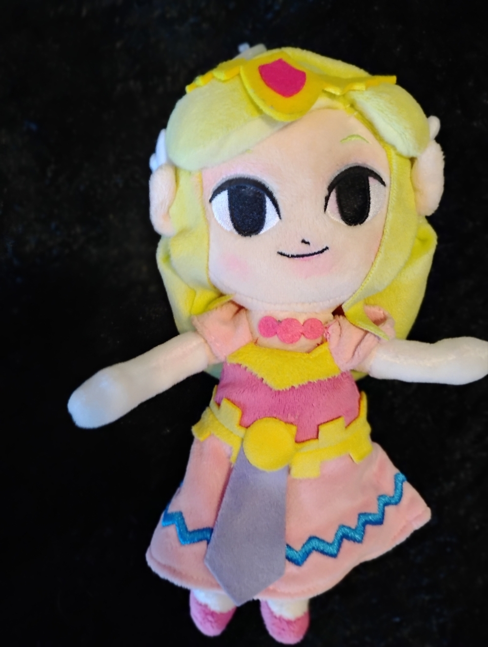 Nintendo Zelda Yellow and Black Plush Character Stuffed Toy